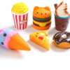 Squishy Toys Jumbo squishies, Hamburger Popcorn Cake Ice for Kids, 6pcs