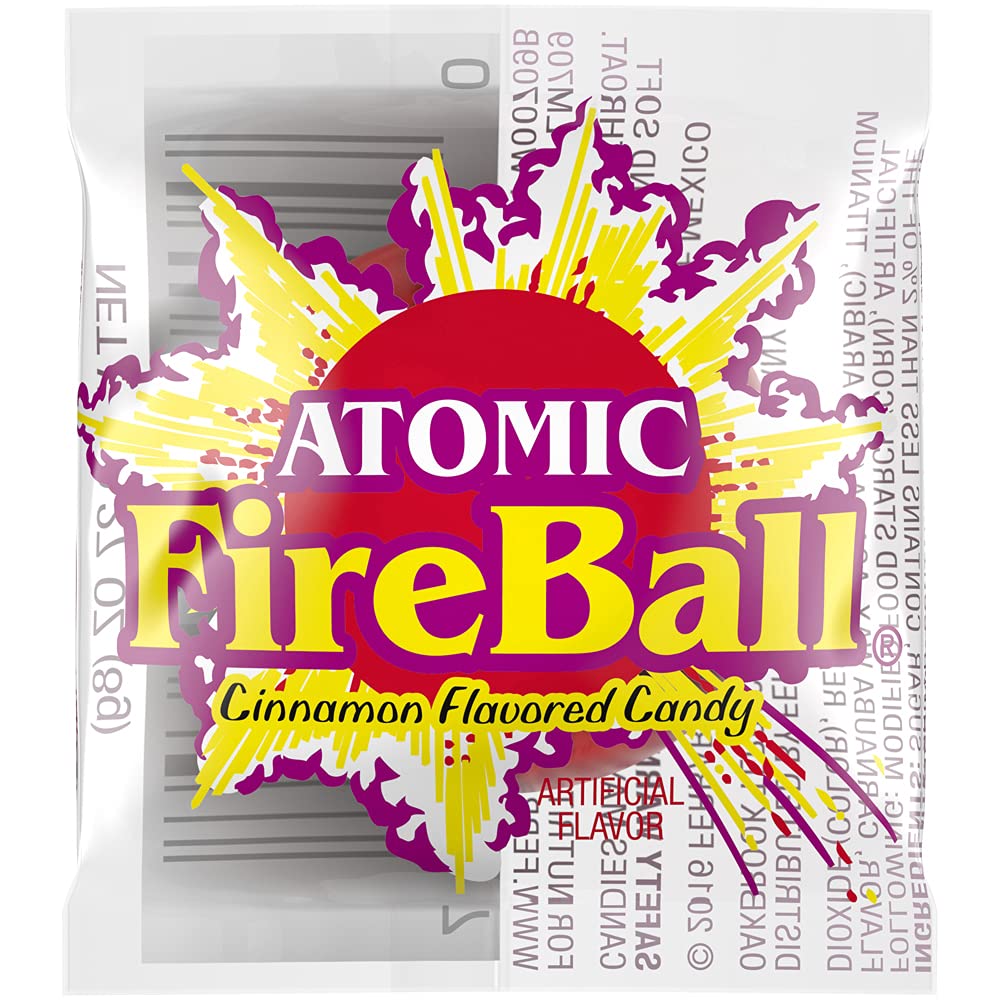 Fire Balls Cinnamon Jawbreaker Hard Candy, 5 Pounds ~ FREE