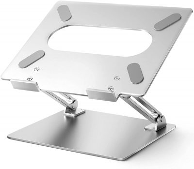 Adjustable Laptop Stand For Desk, Laptop Holder with Heat-Vent to Elevate Laptop