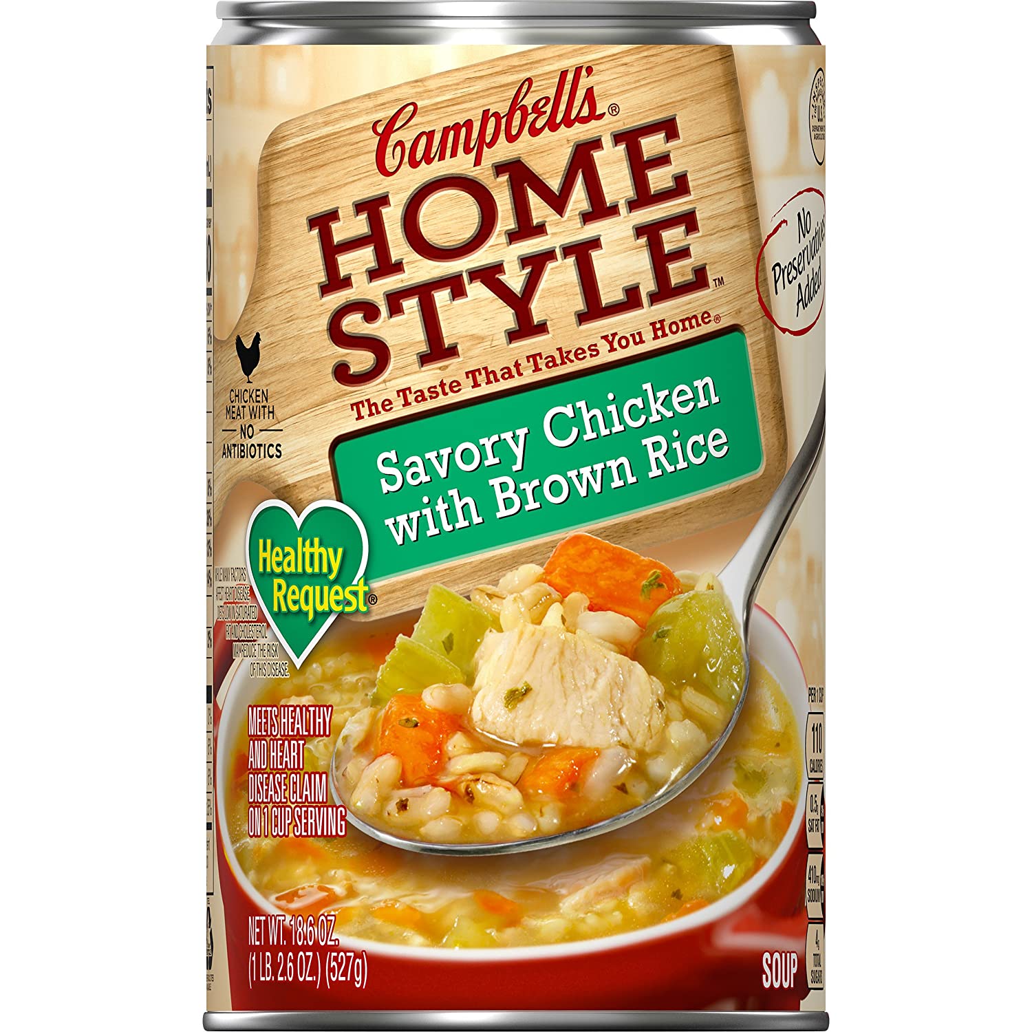 Campbell's Homestyle Healthy Request Savory Chicken with Brown Rice ...