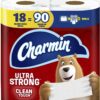 Charmin Ultra Strong Clean Touch Toilet Paper, 18 Family Mega Rolls