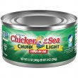 Chicken of the Sea Chunk Light Tuna in Oil , 144 Oz, Pack of 12