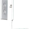 Sleek Socket Ultra-Thin Electrical with 3-Outlet Cord Power Strip, 3-Foot