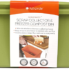 Full Circle Scrap Happy Food Scrap Collector and Freezer Compost Bin, Green