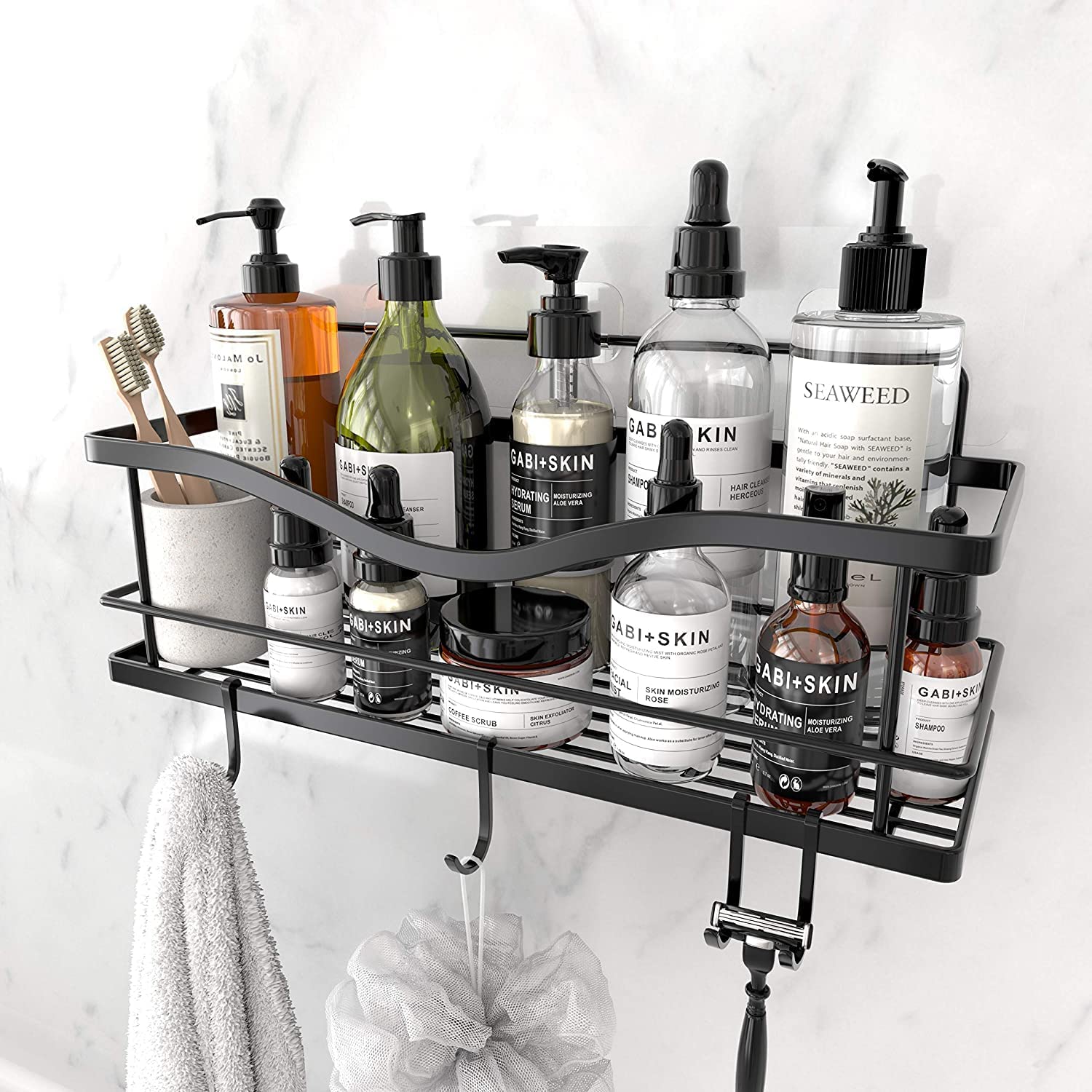 https://bigbigmart.com/wp-content/uploads/2021/10/KINCMAX-Shower-Caddy-Basket-Shelf-with-Hooks-Caddy-Organizer-Wall-Mounted-Rustproof-Basket-with-Adhesive-No-Drilling-304-Stainless-Steel-Storage-Rack-for-Bathroom-Shower-Kitchen-Black%E2%80%A61.jpg