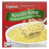Lipton Soup Secrets Instant Soup Mix For a Warm Bowl of Soup Noodle Soup Made With Real Chicken Broth Flavor 4.5 oz 2 ct, Pack of 24