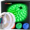 MINGER LED Strip Lights 32.8 ft, RGB Color Changing LED Lights, 5050 LEDs