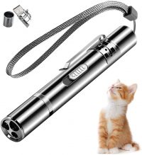 Pidensolo Pet Cat Red Pointer Toys, Indoor and Outdoor Pet Cat Toys, USB Charging - Copy
