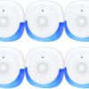 Ultrasonic Pest Repeller 6 Packs, Electronic Plug in Indoor Ultrasonic Pest Repellent, Indoor Pest Control for Mosquitoes, Roaches, Mice, Spiders, Ants, Humans & Pets Safe - Effective Pest Defender 1 - Copy