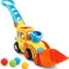 VTech Pop-a-Balls Push & Pop Bulldozer,Yellow