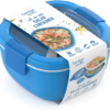 Bentgo Salad - Stackable Lunch Container with Large 54-oz Salad Bowl (Blue)