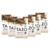 Tazo Organic Chai Spiced Chai, Black Tea Caffeinated Tea, 20 Tea Bags, 6 Pack