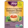 Yogi Tea, Elderberry Lemon Balm, Immune and Stress Support, 6 Pack.