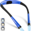 Glocusent LED Neck Reading Light, Book Light for Reading in Bed, 6 Brightness