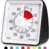 Secura 60-Minute Visual Timer, Classroom Countdown Clock, Silent Timer