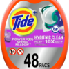Tide Hygienic Clean Heavy 10x Duty Power PODS Laundry Detergent Pacs, 48 count
