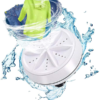 WAQIA Mini Washing Machine Portable Ultrasonic Turbine Washer, Portable Washing