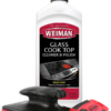 Weiman Cooktop and Stove Top Cleaner Kit - Glass Cook Top Cleaning Tool 10 oz.