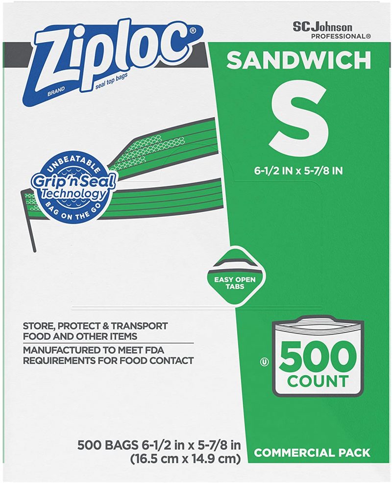Ziploc Sandwich Bags (500)