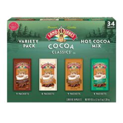 Land O Lakes Classics Instant Premium Hot Cocoa Assortment Box, 34 packets