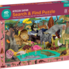 Mudpuppy African Safari Search and Find Puzzle, 64 Pieces – Jigsaw Puzzle