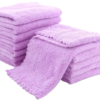 Spotted Play Baby Washcloths, 12 Piece (Violet Purple)