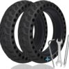 TOPOWN 2 pcs Solid Tire for Xiaomi m365 electric scooter gotrax gxl/gotrax XR with 3 installation tools, 8.5 inches Electric Scooter Solid Tires, with installation instructions and installation video