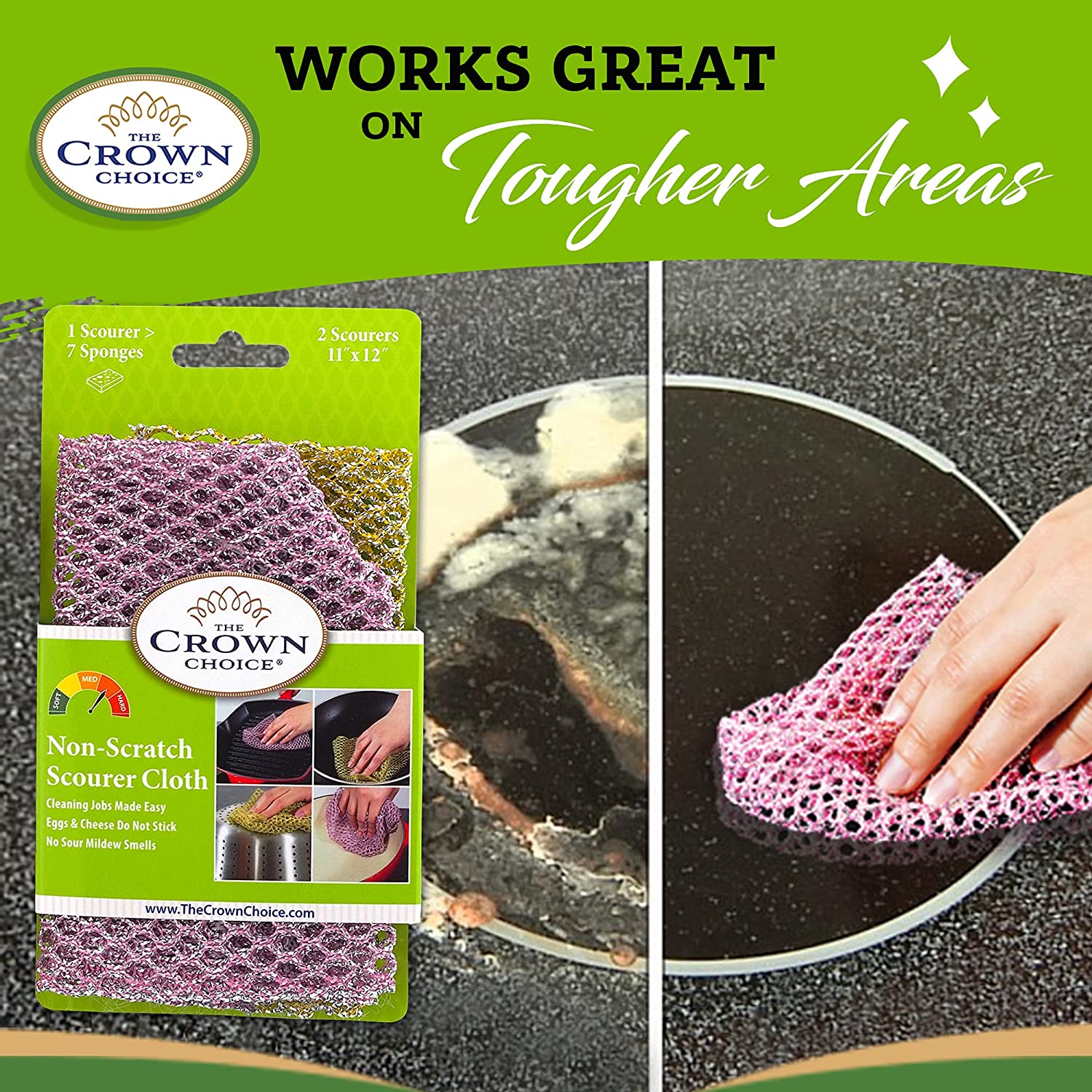 Ultra Durable Non-Scratch Dish Rags for Washing Dishes