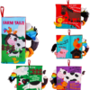Babies Baby Books Toys, Touch and Feel Crinkle Cloth Books, Infants & Toddler