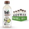 Bai Andes Coconut Lime, Coconut Flavored Water, 18 Fl Oz, 12 Pack