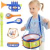 iPlay, iLearn Toddler Musical Instruments Toys, Kids Drum Set