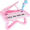ToyVelt Toy Piano for Toddler Girls, Cute Piano for Kids