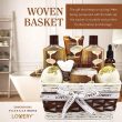 Home Spa Gift Basket - Honey & Almond Scent - Luxury Bath & Body Set For Women and Men - Contains Shower Gel, Bubble Bath, Body Lotion, Bath Salt, Bath Bomb, Bath Puff & Handmade Weaved Basket