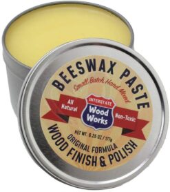 Interstate WoodWorks Beeswax Paste Wood Finish & Polish - 6.25 oz.