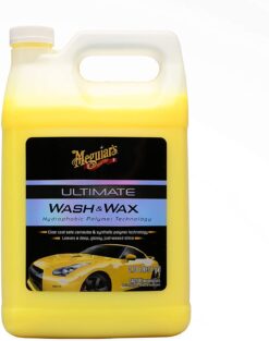 Meguiars Yellow 19 Litre Branded Wash Bucket & Grit Guard