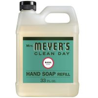 Mrs. Meyer's Clean Day Liquid Hand Soap Refill, Basil Scent, 33 oz