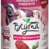 Purina Beyond Grain Free, Natural, Adult in Gravy Wet Dog Food, Beef & Spinach 12.5 oz. Cans
