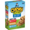 Quaker Chewy Lower Sugar Granola Bars, 3 Flavor Less Sugar Variety Pack 58 Count (Pack of 1)