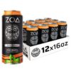ZOA Zero Sugar Healthy, Positive Energy Drink, Wild Orange, 16 fl. oz. (12 Pack)