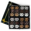 The Pretzel Plate Chocolate Covered Pretzels Gift Box- Vegan Gourmet Assorted Dark & White Chocolates Gift