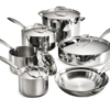 Tramontina Gourmet Tri-Ply Clad 12-Piece Stainless Steel Cookware Set