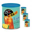 4C Light Decaffeinated Iced Tea, Low Calorie, 22 Quarts, 3 Pack