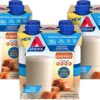 Atkins Energy Shake Creamy Caramel, Keto-Friendly 4 Count (Pack of 3)