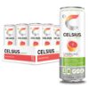 CELSIUS BCAA +Energy Sparkling Post-Workout Recovery, Orange Lemonade, 12oz (Pack of 12)