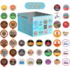 Coffee Pods Variety Pack Sampler, Assorted Single Serve Coffee, 40 Unique Cups