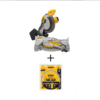 DEWALT DWS713 15 Amp Corded 10 in. Compound Single Bevel Miter Saw with 20 Series 10 in. 60T Fine Finish Saw Blade