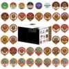 Flavored Decaf Coffee Pods Variety Pack, Great Mix of Decaffeinated Coffee Pods Compatible, 40 Count