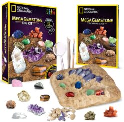 NATIONAL GEOGRAPHIC Birthstone Dig Kit - STEM Science Kit, Birthstones