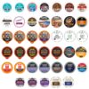 Perfect Samplers Dark Roast Coffee Pod Variety Pack, Keurig K Cups, 40 Count