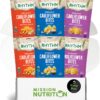 Rhythm Superfoods Cauliflower Bites, Mission Nutrition Keto Box (6 Pack)